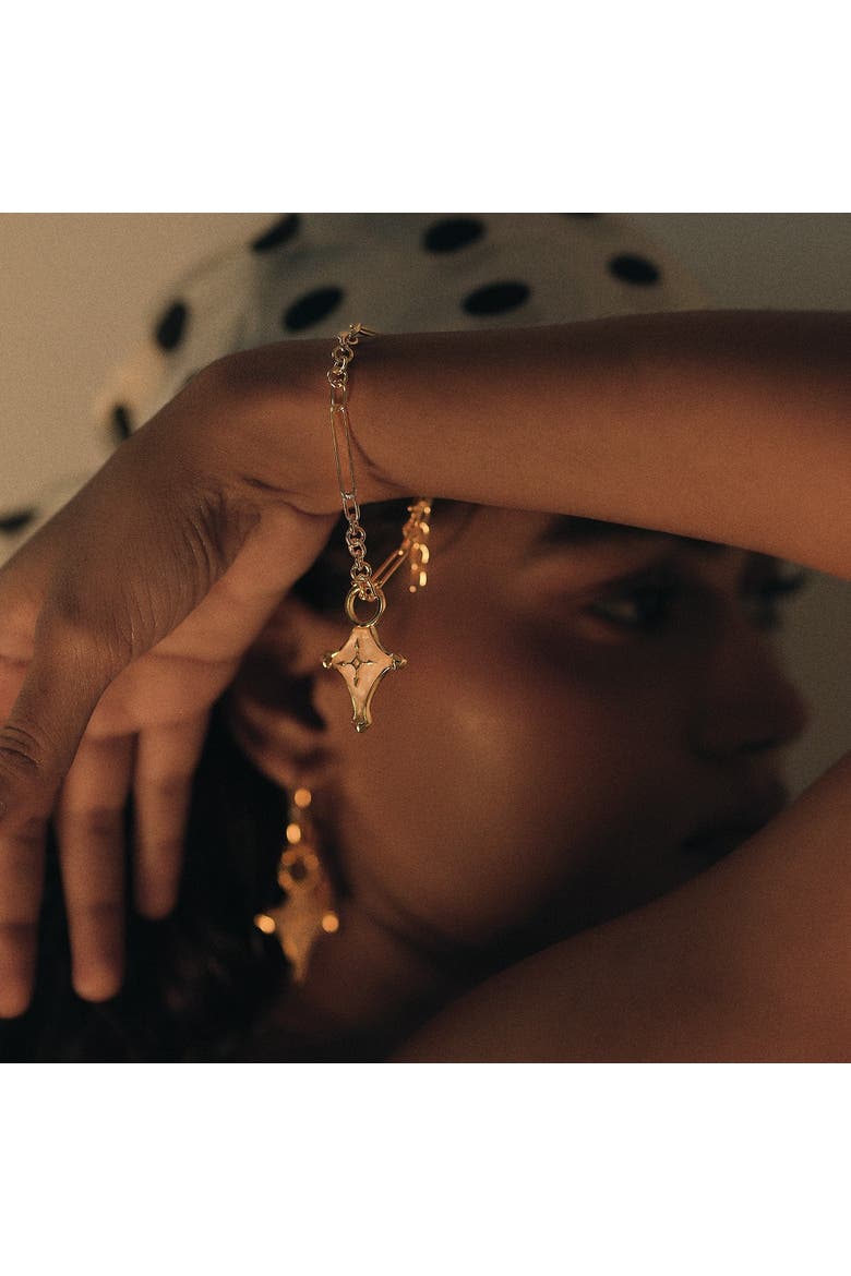 CRUZ BRACELET, Alternate, color, Gold Plated
