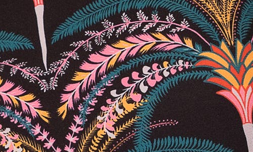 Maaji Palm Grove Bryn Reversible Bikini Top In Black