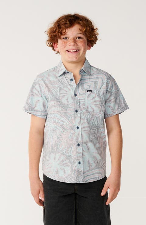 Kids' Barrel Killa Short Sleeve Button-Up Shirt