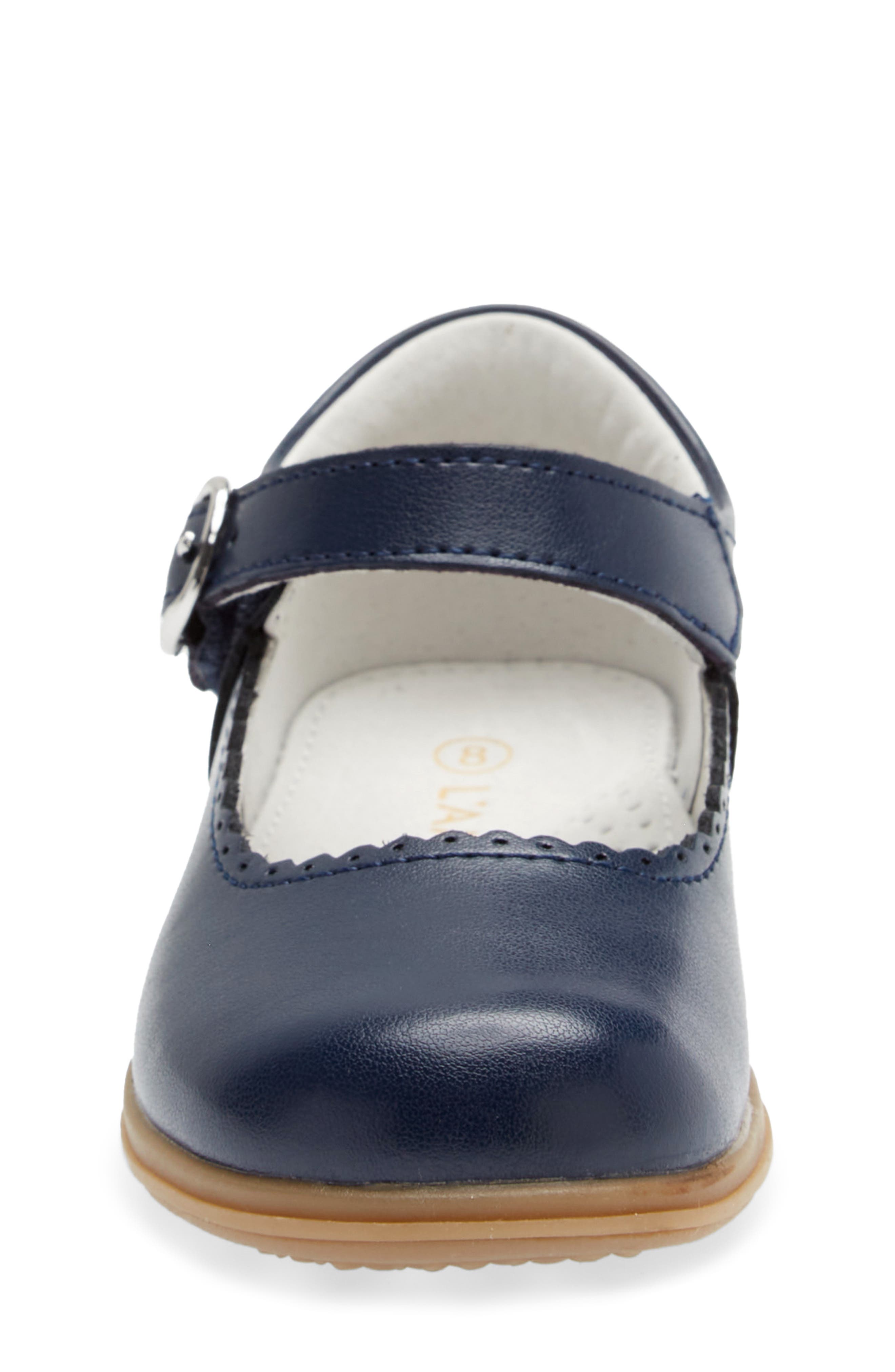 Kids' Chloe Scalloped Mary Jane, Alternate, color, NAVY