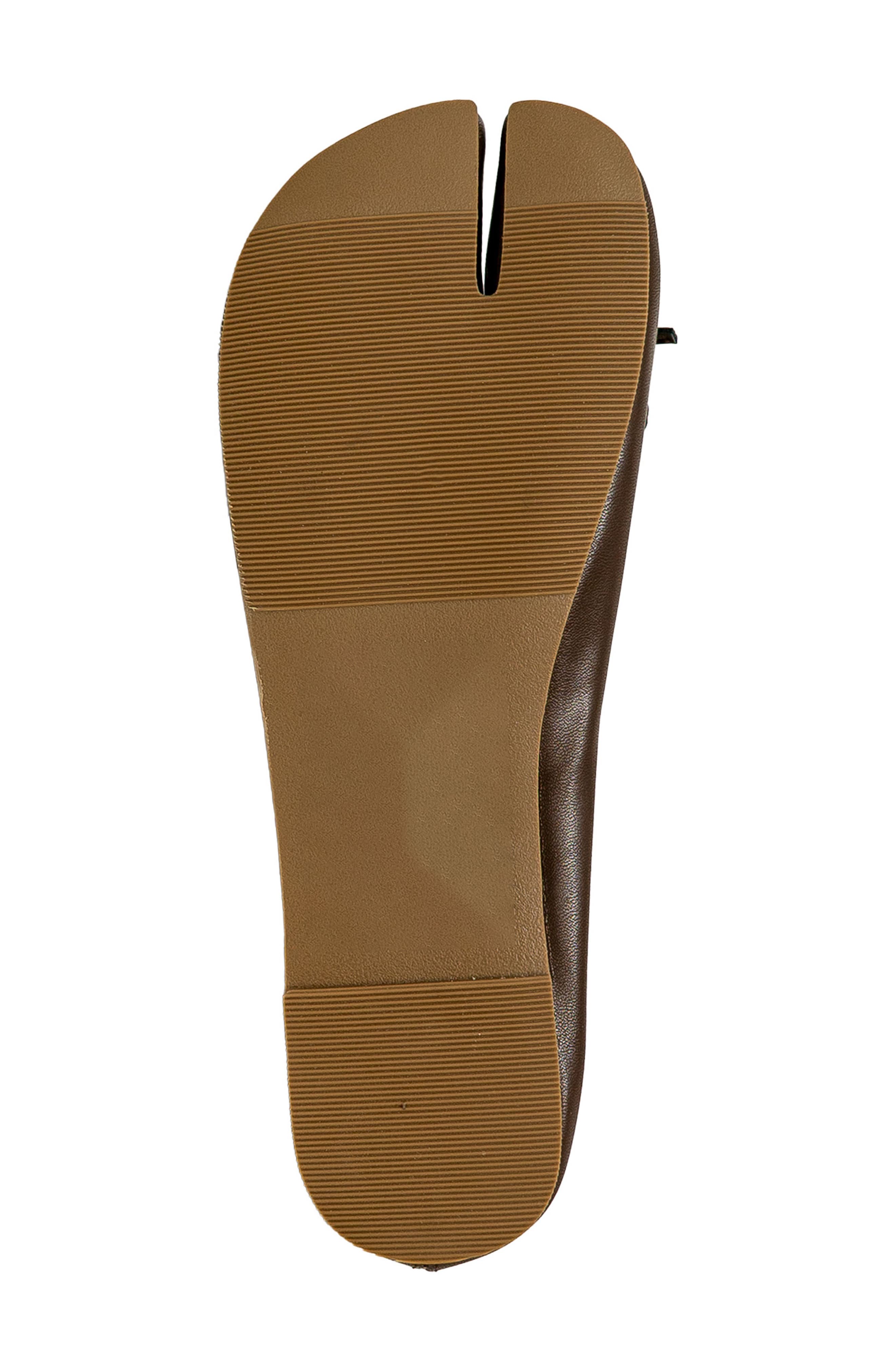Saphira Split Toe Ballet Flat, Alternate, color, BROWN