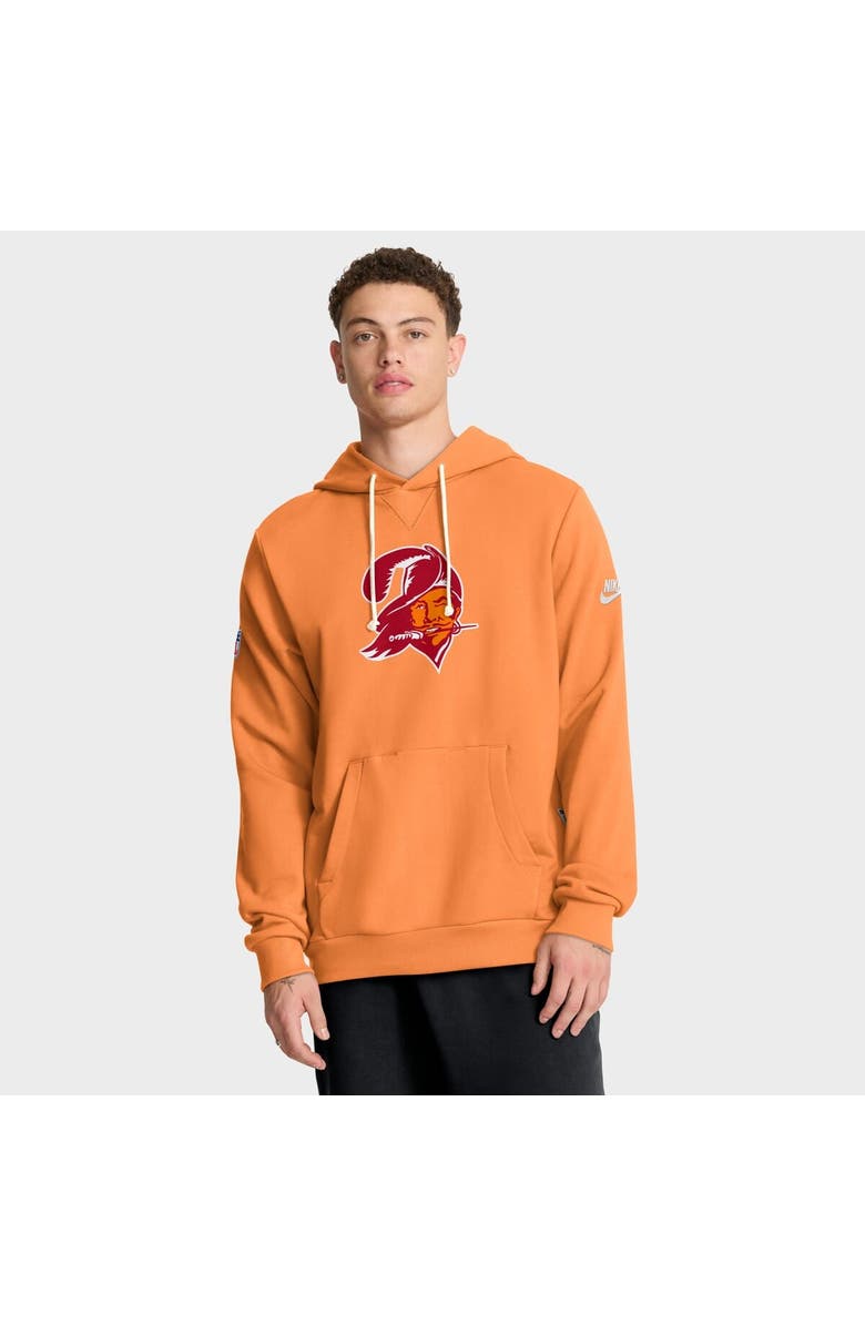 Nike Men's Nike Orange Tampa Bay Buccaneers Sideline Offensive Set Play Performance Pullover Hoodie, Alternate, color, Orange