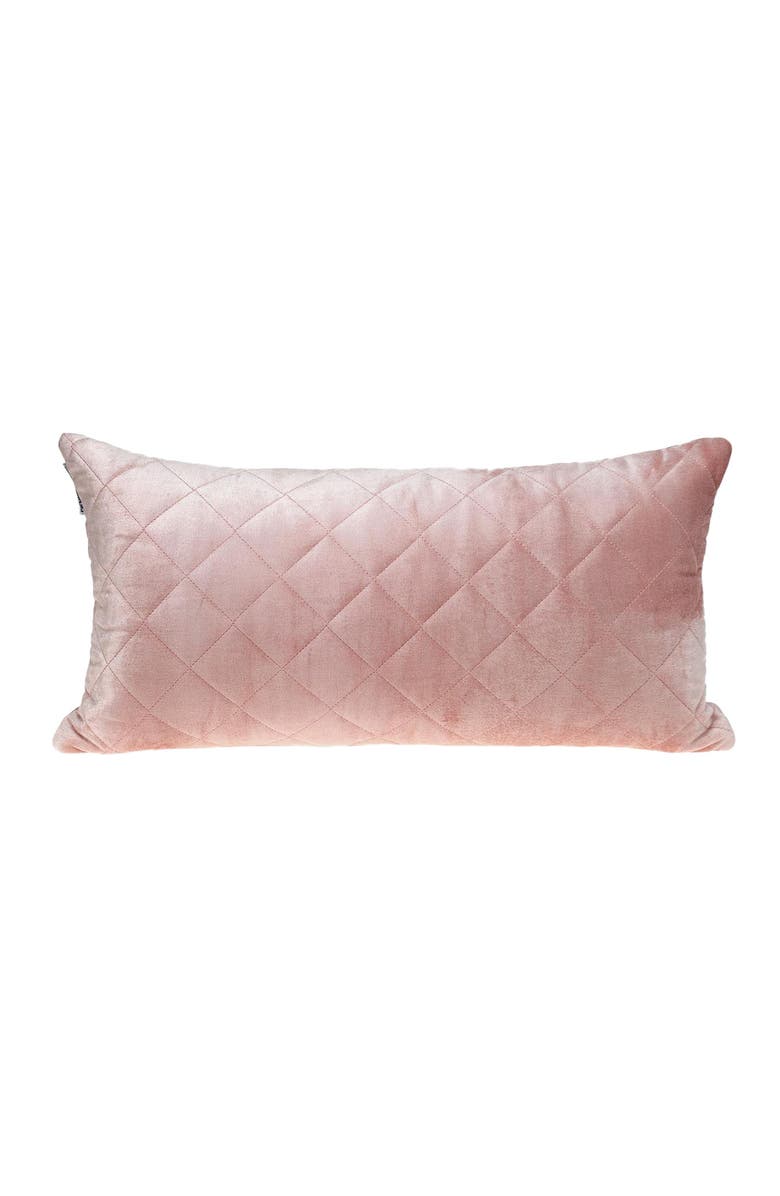 PARKLAND COLLECTION Milo Quilted Throw Pillow, Main, color, Pink