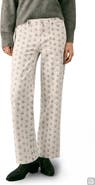 MANGO TEEN Print Straight Leg Jeans