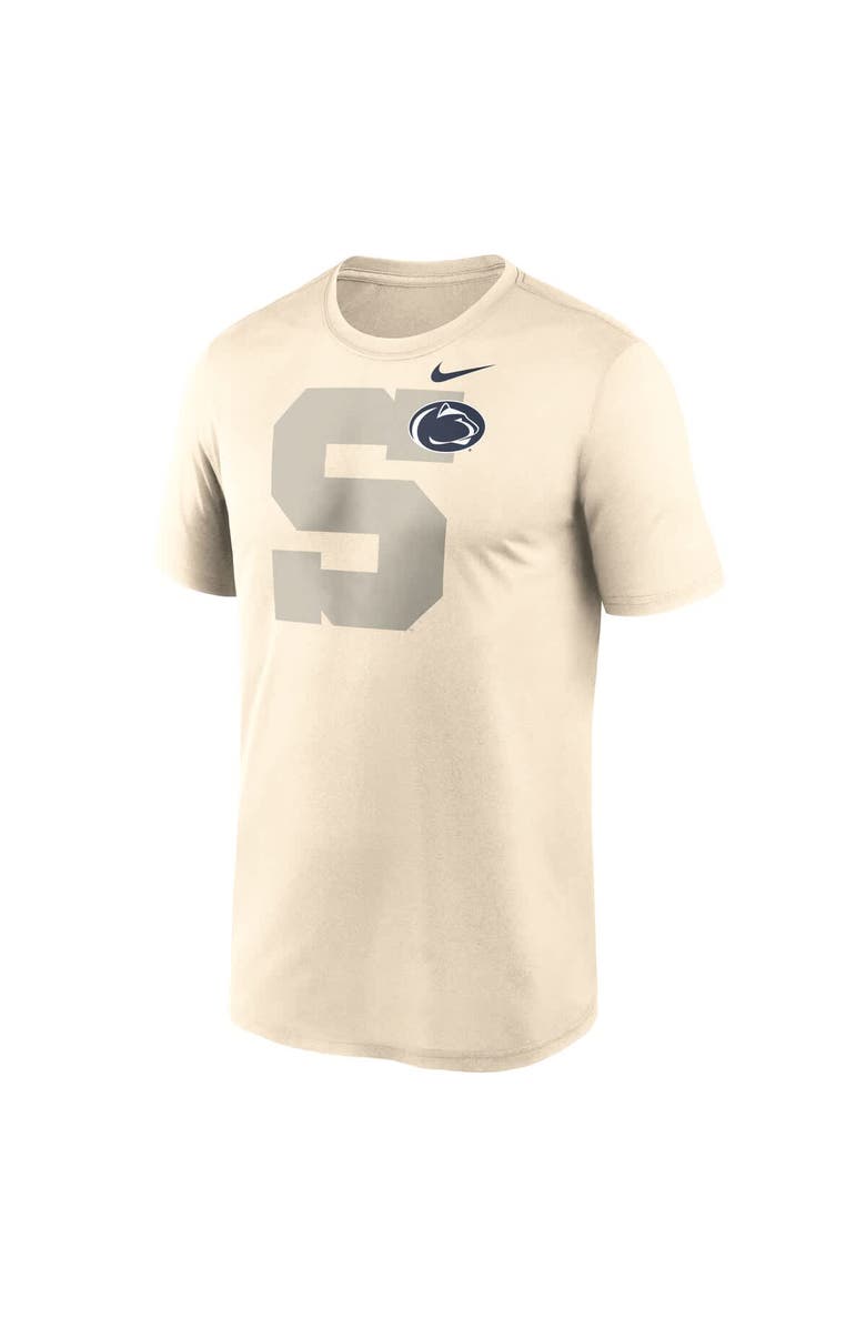 Nike Men's Nike Natural Penn State Nittany Lions Campus Shadow Legend Performance T-Shirt, Alternate, color, Natural