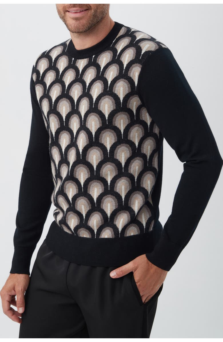 MR TURK Chrysler Geometric Sweater, Alternate, color, Multi