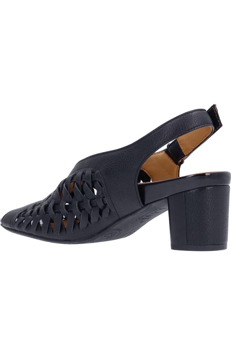 L'Amour des Pieds Myrina Basket Weave Slingback Peep Toe Sandal, Alternate, color,