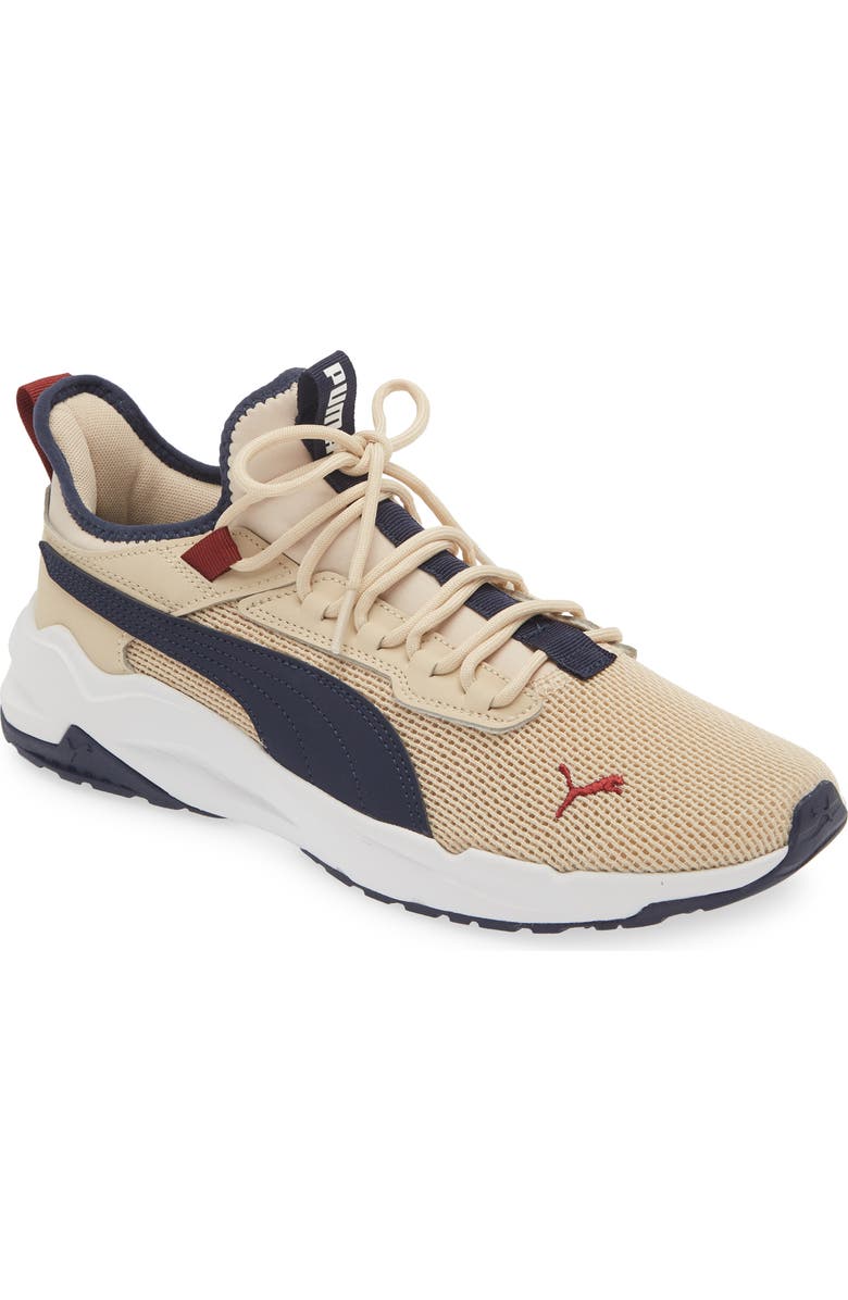 PUMA Stride Exero Sneaker, Main, color, Granola-Puma Navy-White-Red