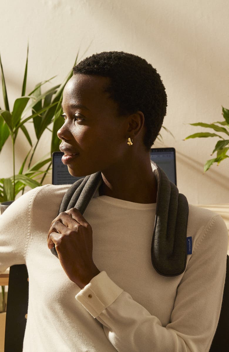 Ostrichpillow Heatable Neck Wrap, Alternate, color, Midnight Grey