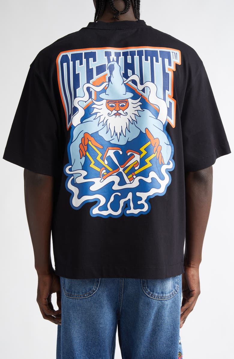 Off-White Wiz Skate Cotton Graphic T-Shirt, Alternate, color, 