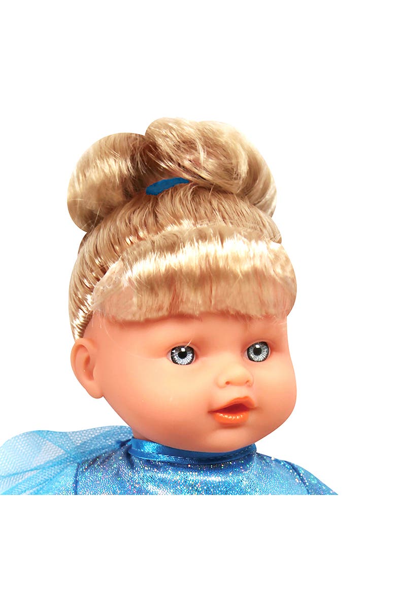 Doll Stroller Set 12 Inch Princess Ella Doll Blue Gown, Alternate, color, Multicolored