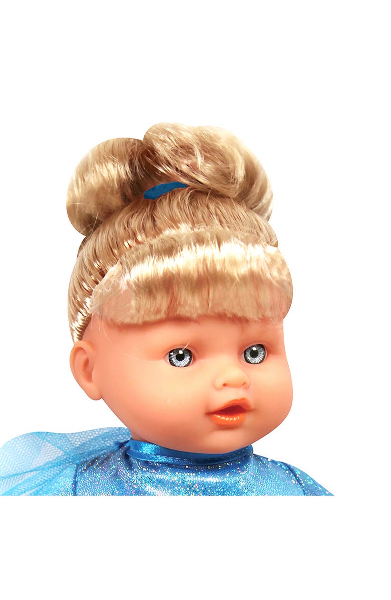 Lissi Doll Stroller Set 12 Inch Princess Ella Doll Blue Gown, Alternate, color, Multicolored