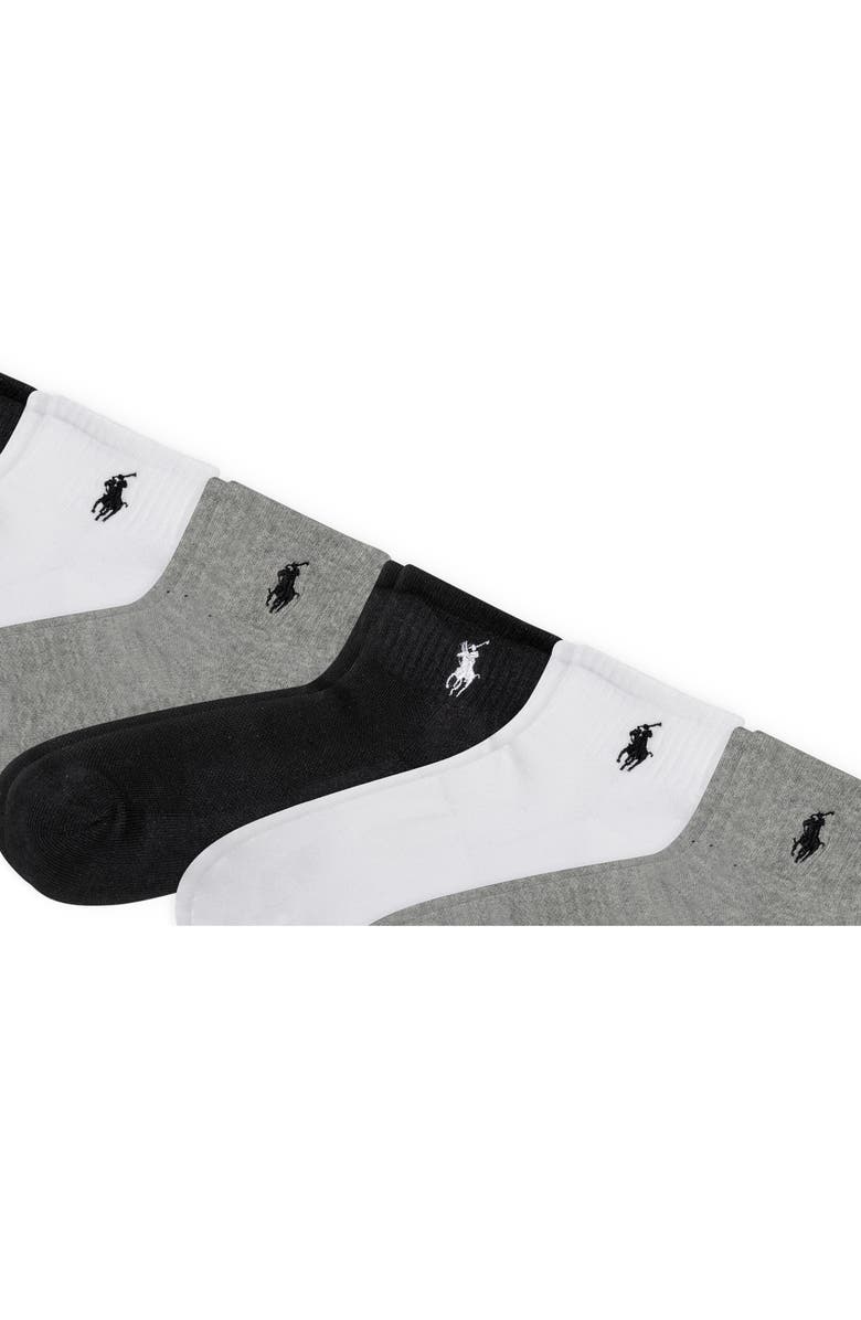Polo Ralph Lauren 6-Pack Ankle Socks, Alternate, color, 