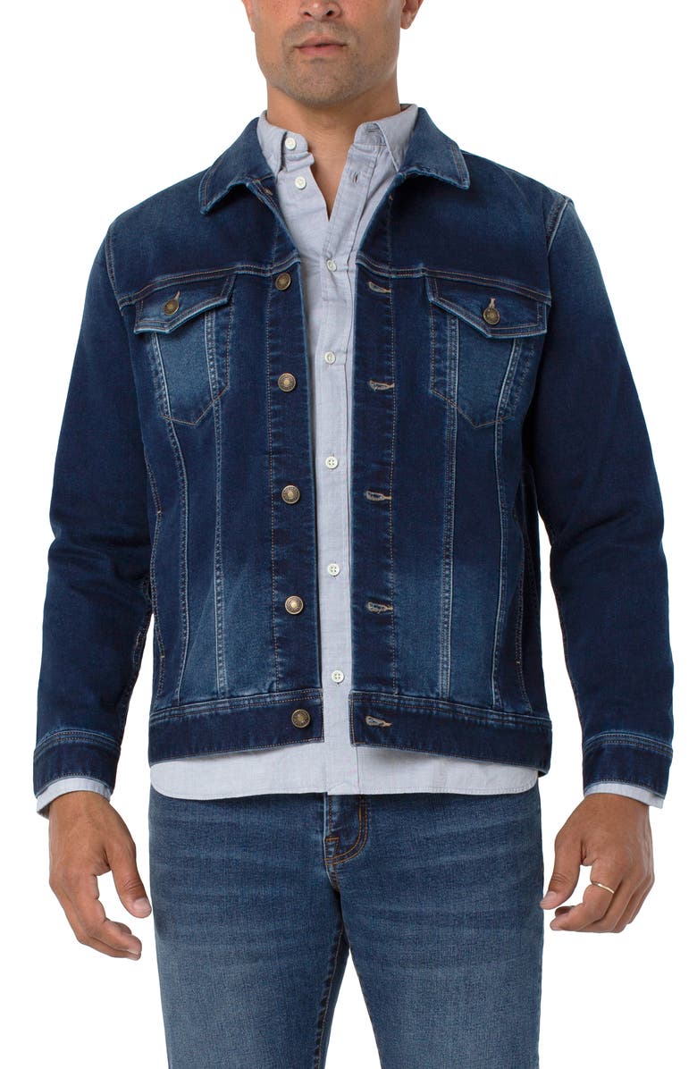 Liverpool Los Angeles Liverpool Stretch Denim Jacket, Main, color,