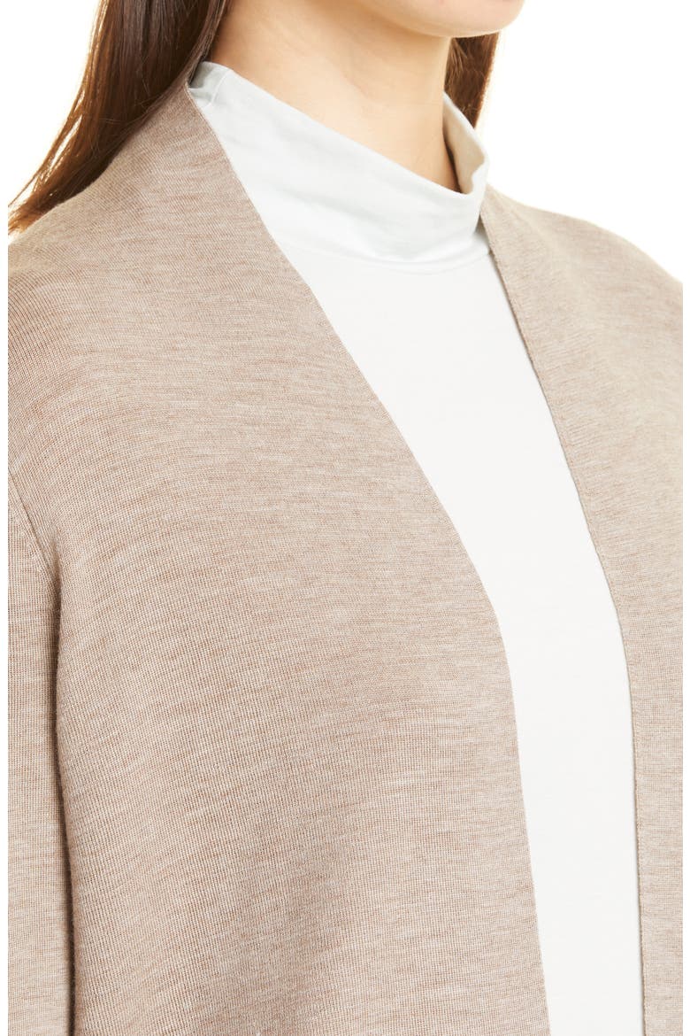 Merino Wool Long Cardigan, Alternate, color, BARLY