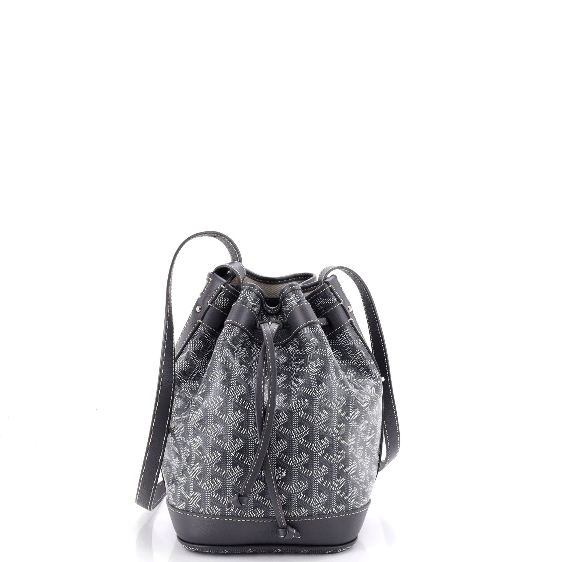 Petit Flot Bucket Bag Coated Canvas PM, Main, color, Grey