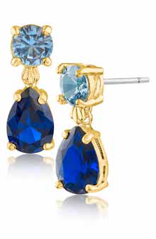 CZ by Kenneth Jay Lane Cubic Zirconia Drop Earrings
