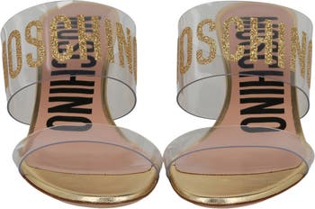 Logo Clear Strap Sandal