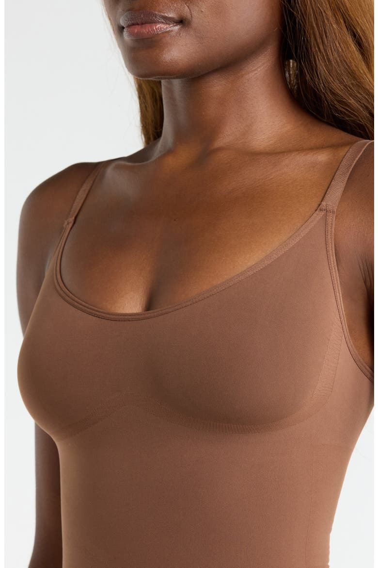 Sculpting Bodysuit, Alternate, color, BROWN