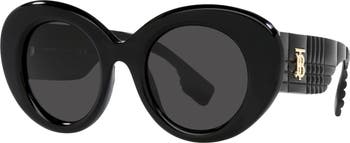 49mm Round Sunglasses