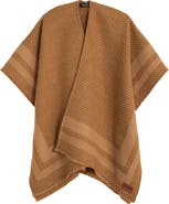 Lauren Ralph Lauren Woven Twill Border Ruana