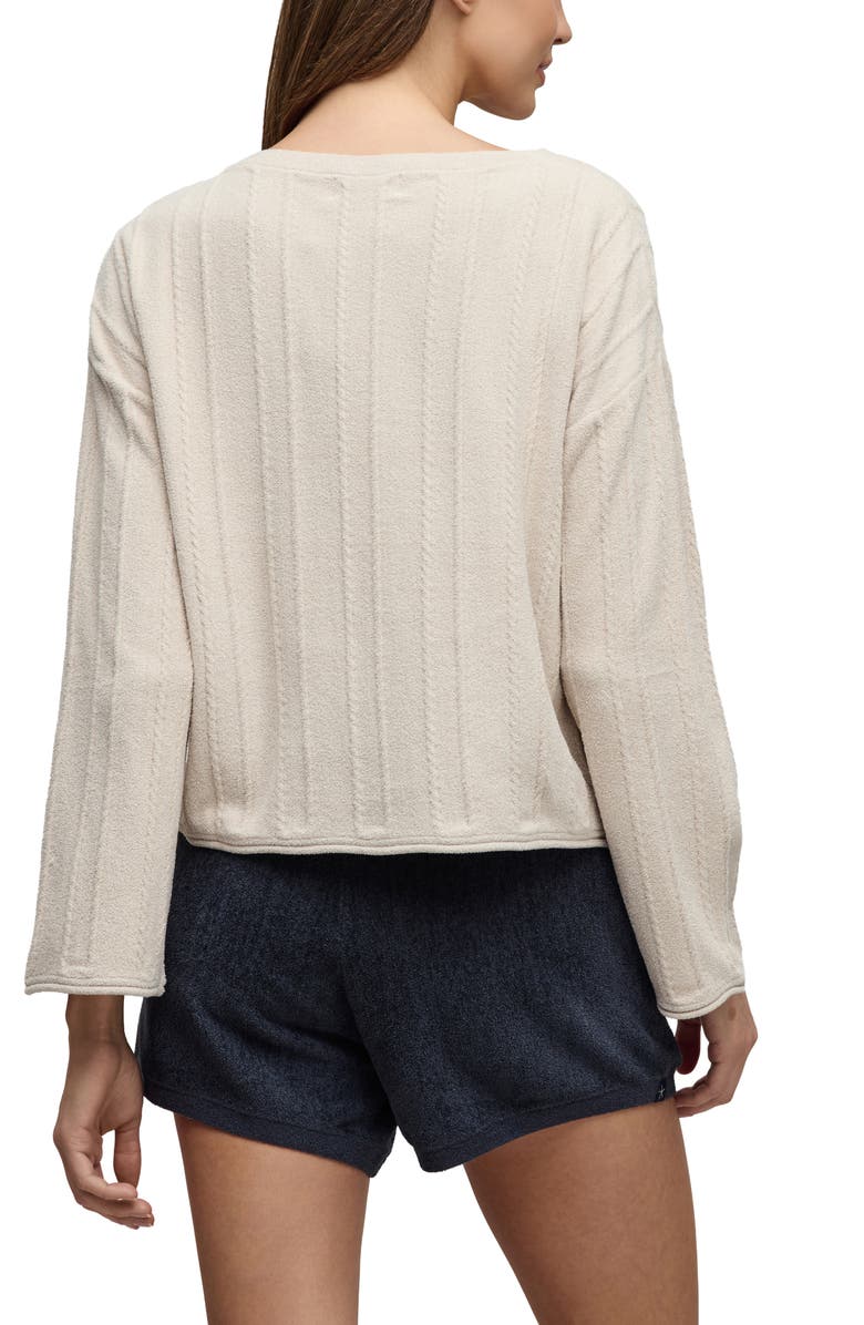 Barefoot Dreams<sup>®</sup> CozyChic Ultra Lite<sup>®</sup> Sweater, Alternate, color, Stone