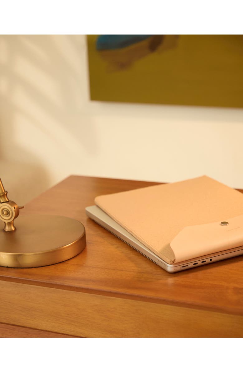 Graf Lantz Merino Wool 16" Laptop Computer Sleeve, Alternate, color, Latte