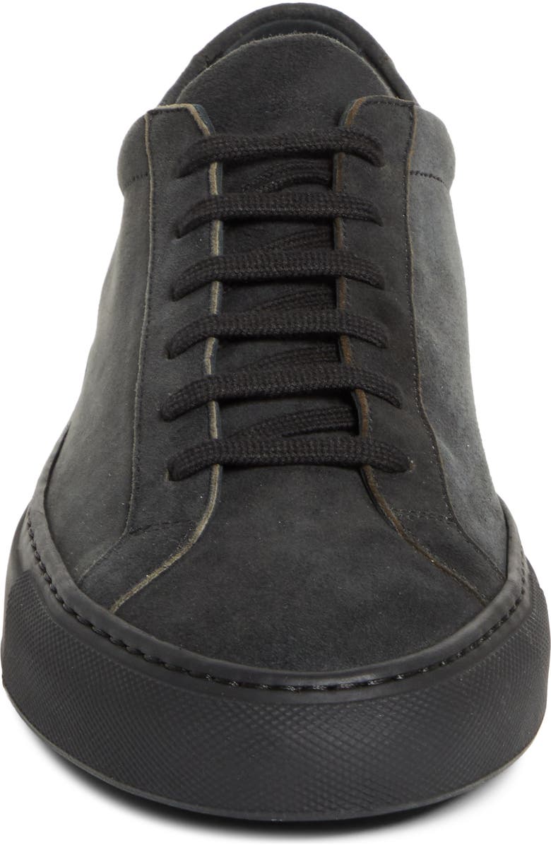 Common Projects Achilles Premium Sneaker, Alternate, color, Off Black