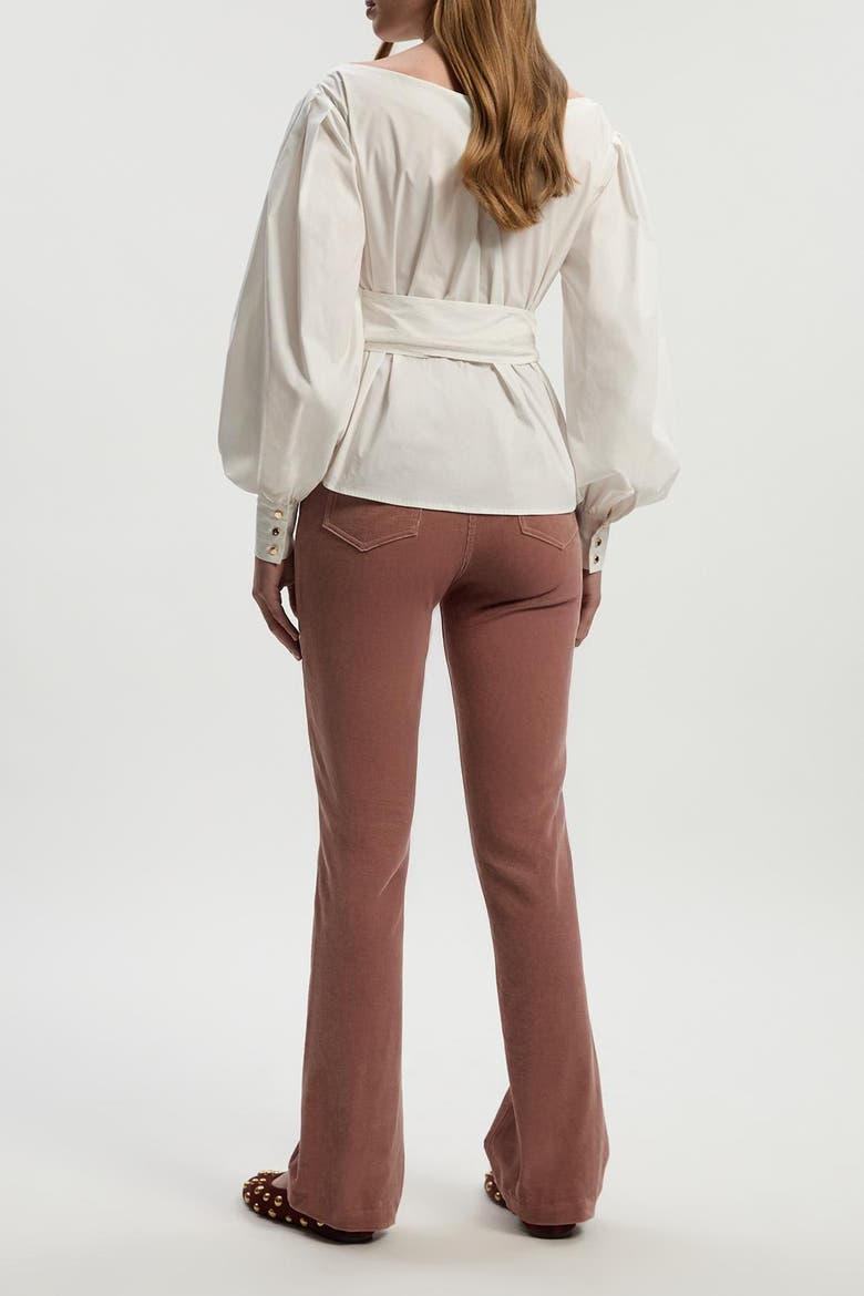 Stretch Cord Kickflare Jean, Alternate, color, Pink