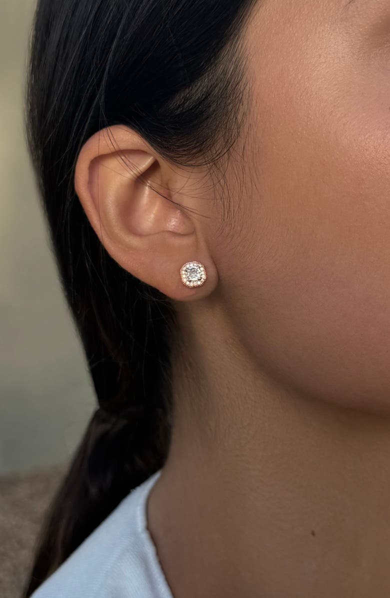 Adornia Set of 2 Assorted Crystal Stud Earrings, Alternate, color, Gold