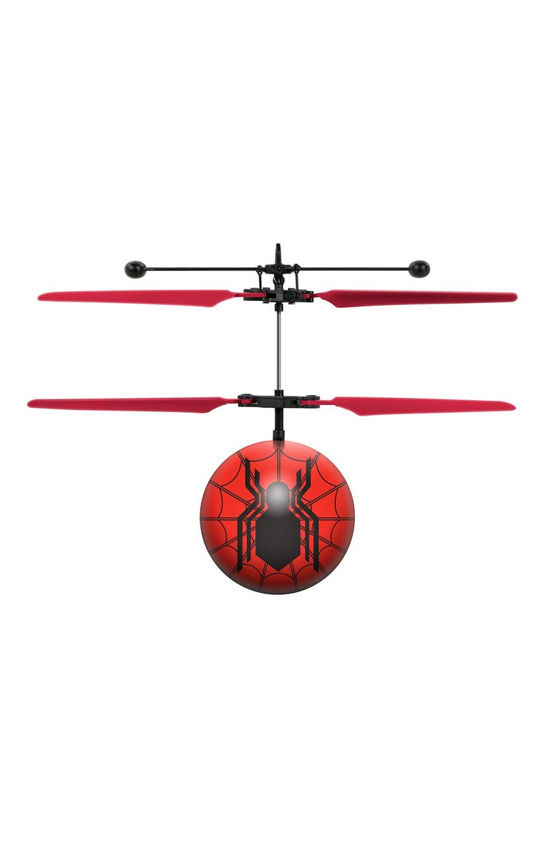 WORLD TECH TOYS Marvel Spider-Man Animated IR UFO Ball Helicopter, Alternate, color,