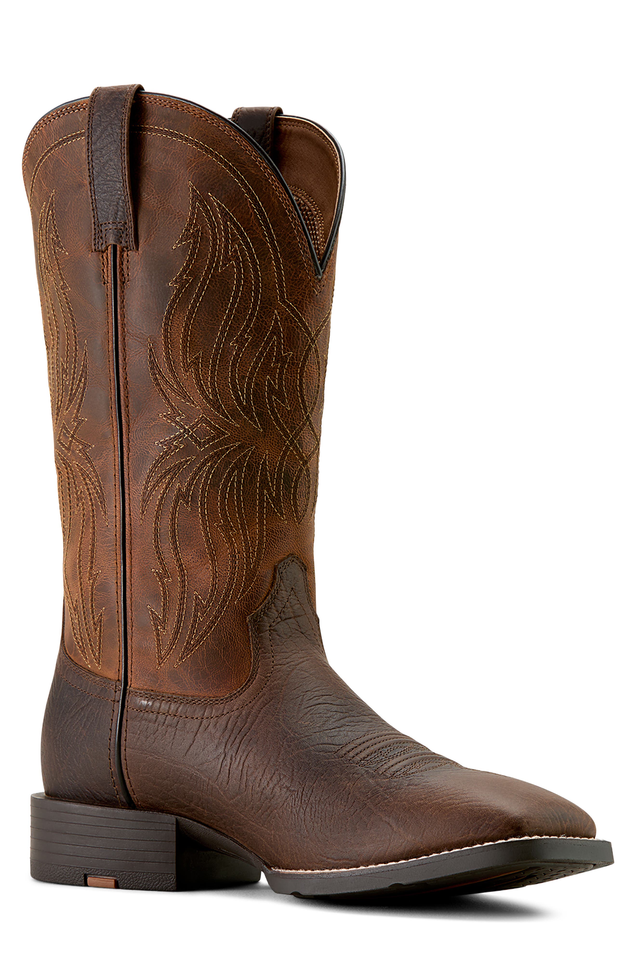 Sport Rustler Western Boot, Alternate, color, BROWN