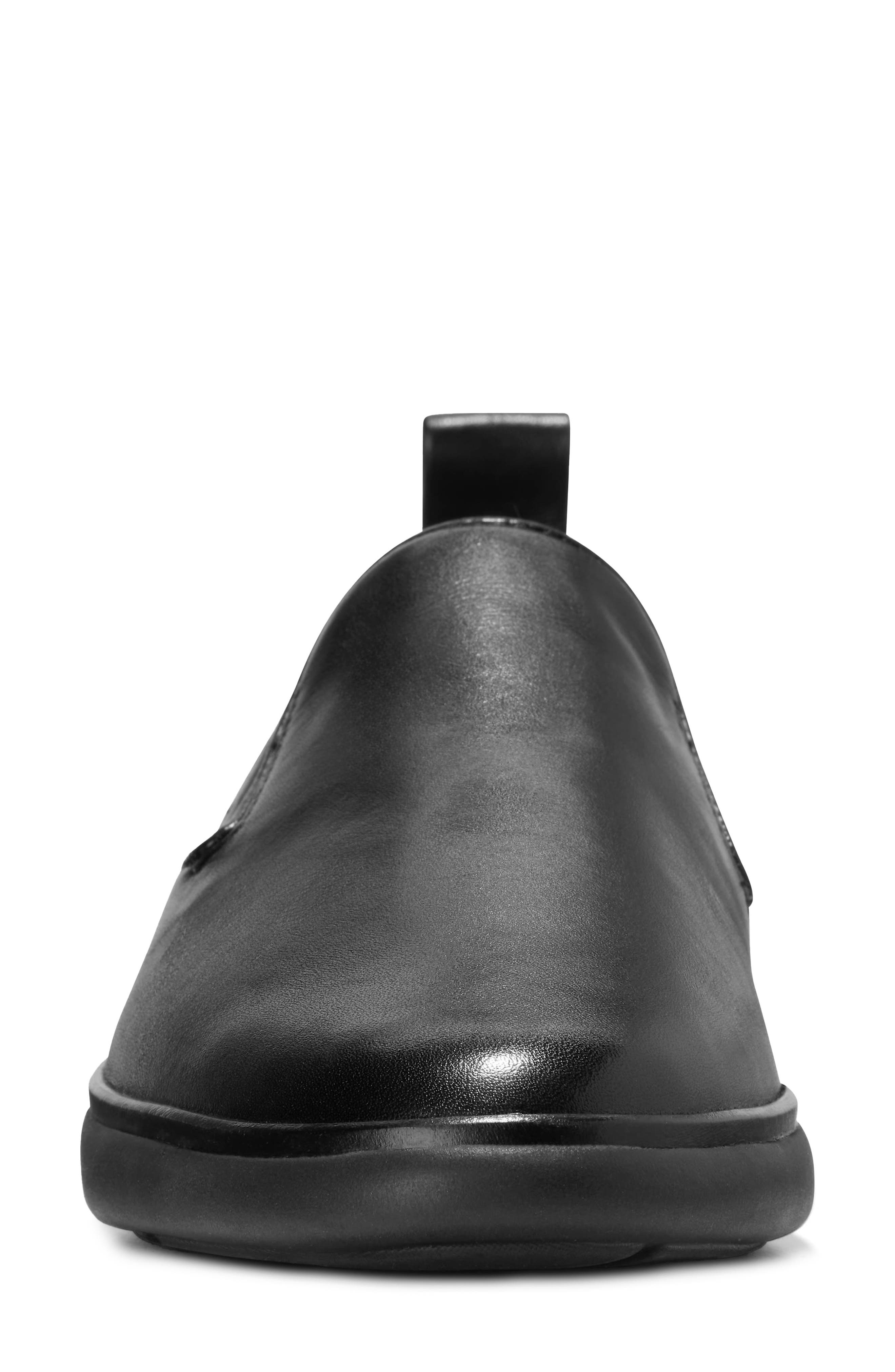 Cole Haan Galena Loafer, Alternate, color, Black Leather/ Black