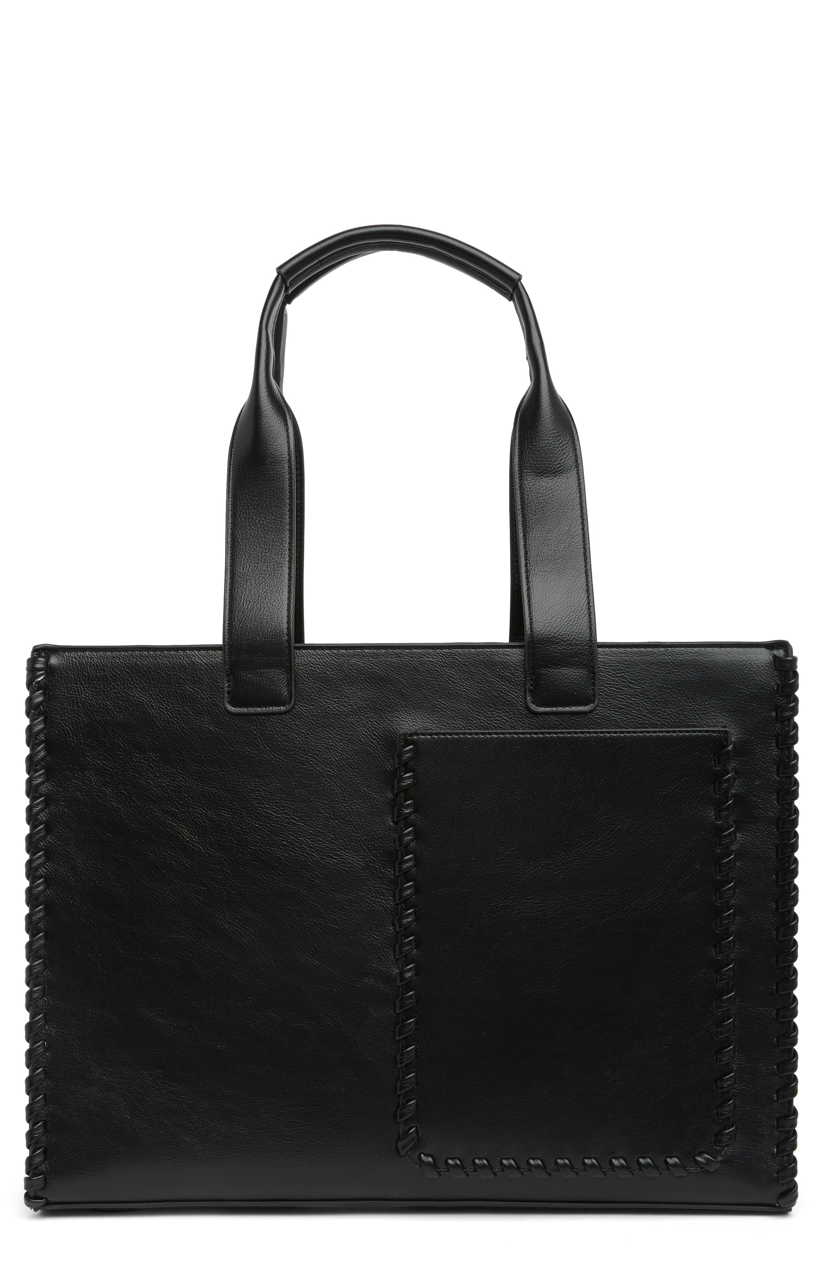 BCBG Whipstitch Tote Bag, Main, color, 