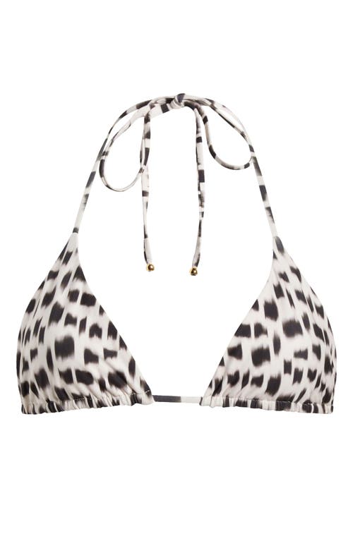 Boamar Naos Triangle Bikini Top In Animal Raw