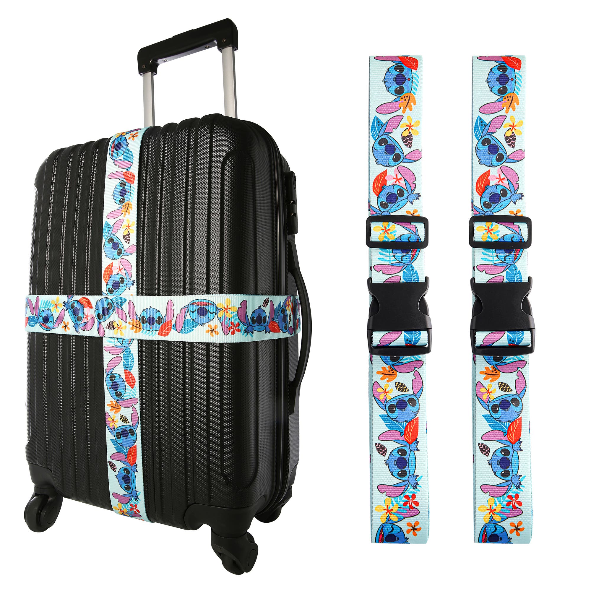 Disney Stitch Luggage Strap, 2-Piece Set, Main, color, Multicolor