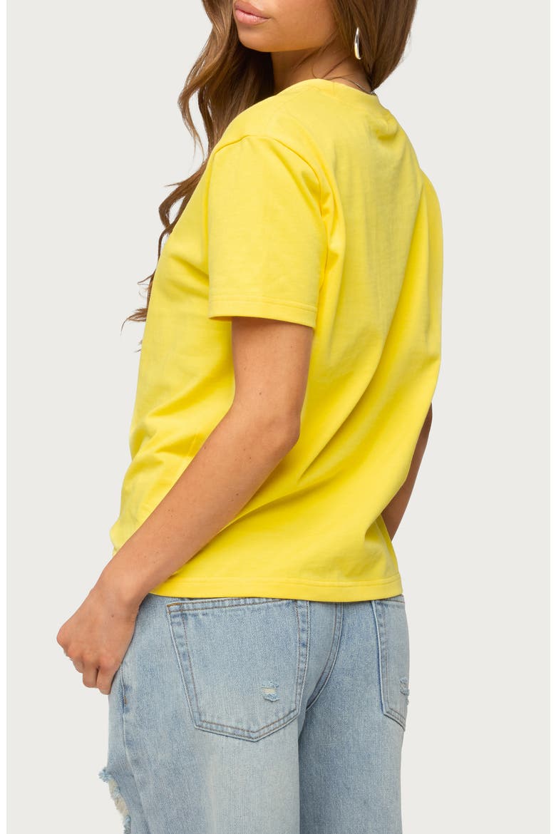 Haters Make Me Famous Cotton Graphic T-Shirt, Alternate, color, YELLOW