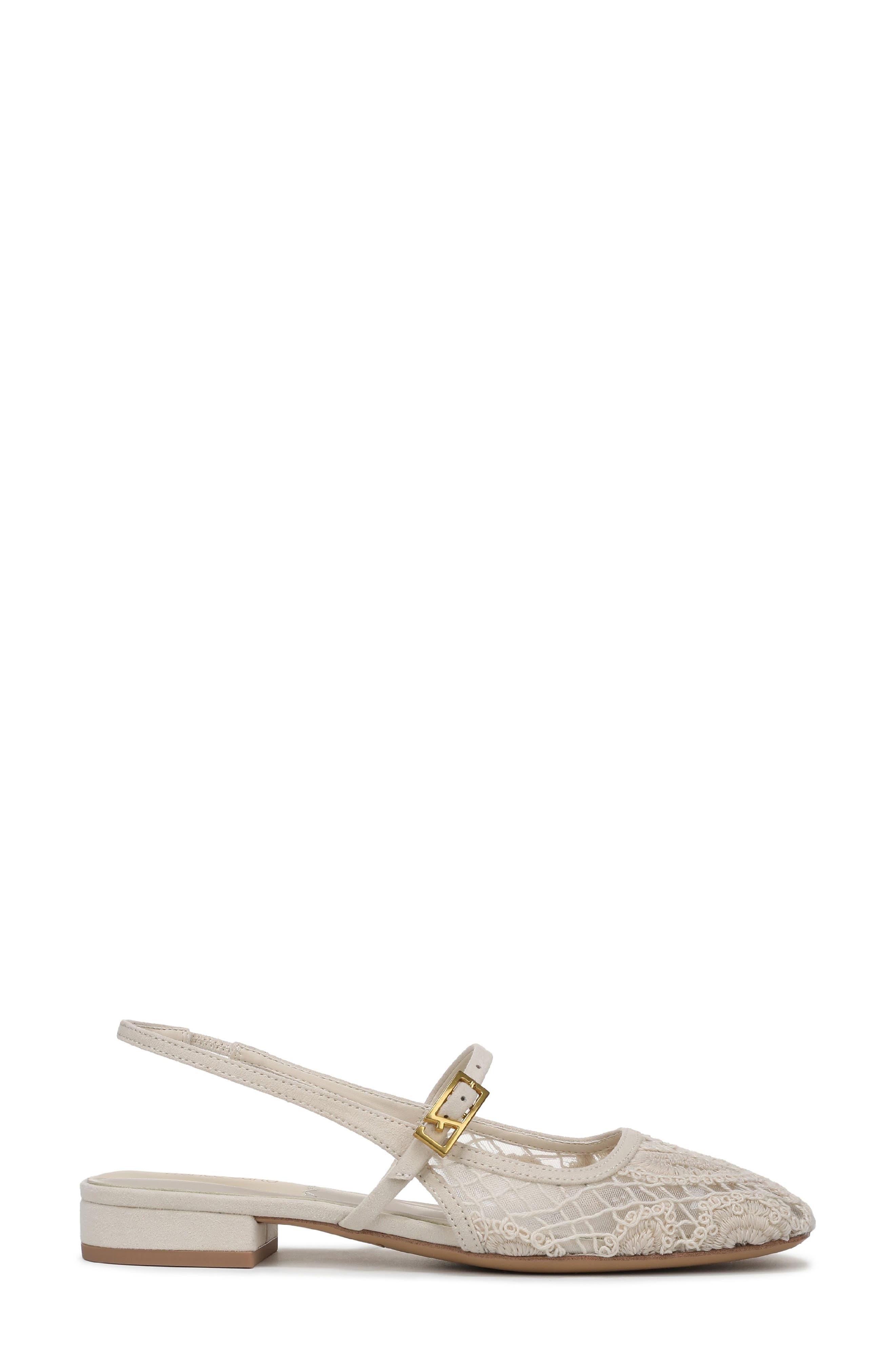 Destin Slingback Flat, Alternate, color, VANILLA BEIGE