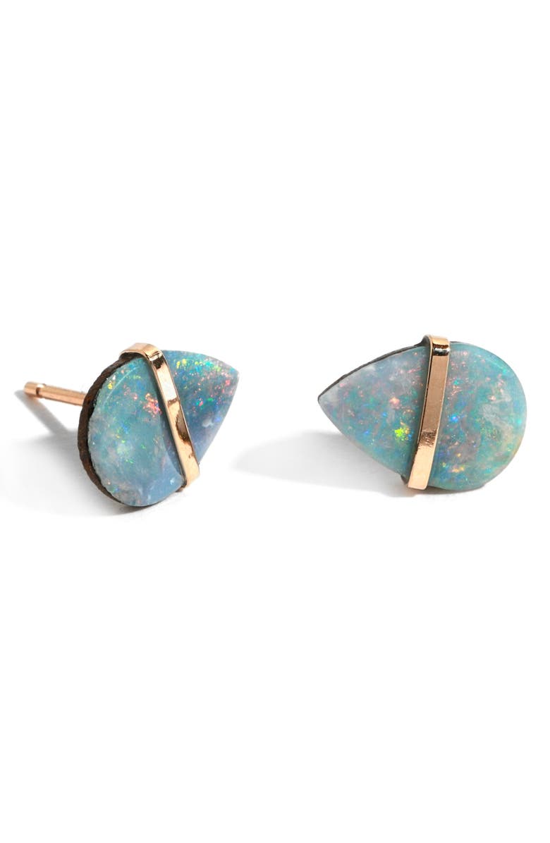 Melissa Joy Manning Semiprecious Stone Stud Earrings, Main, color, 