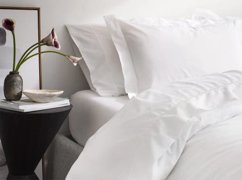 Ela Lane Usa Classic Percale Embroidered Duvet Cover