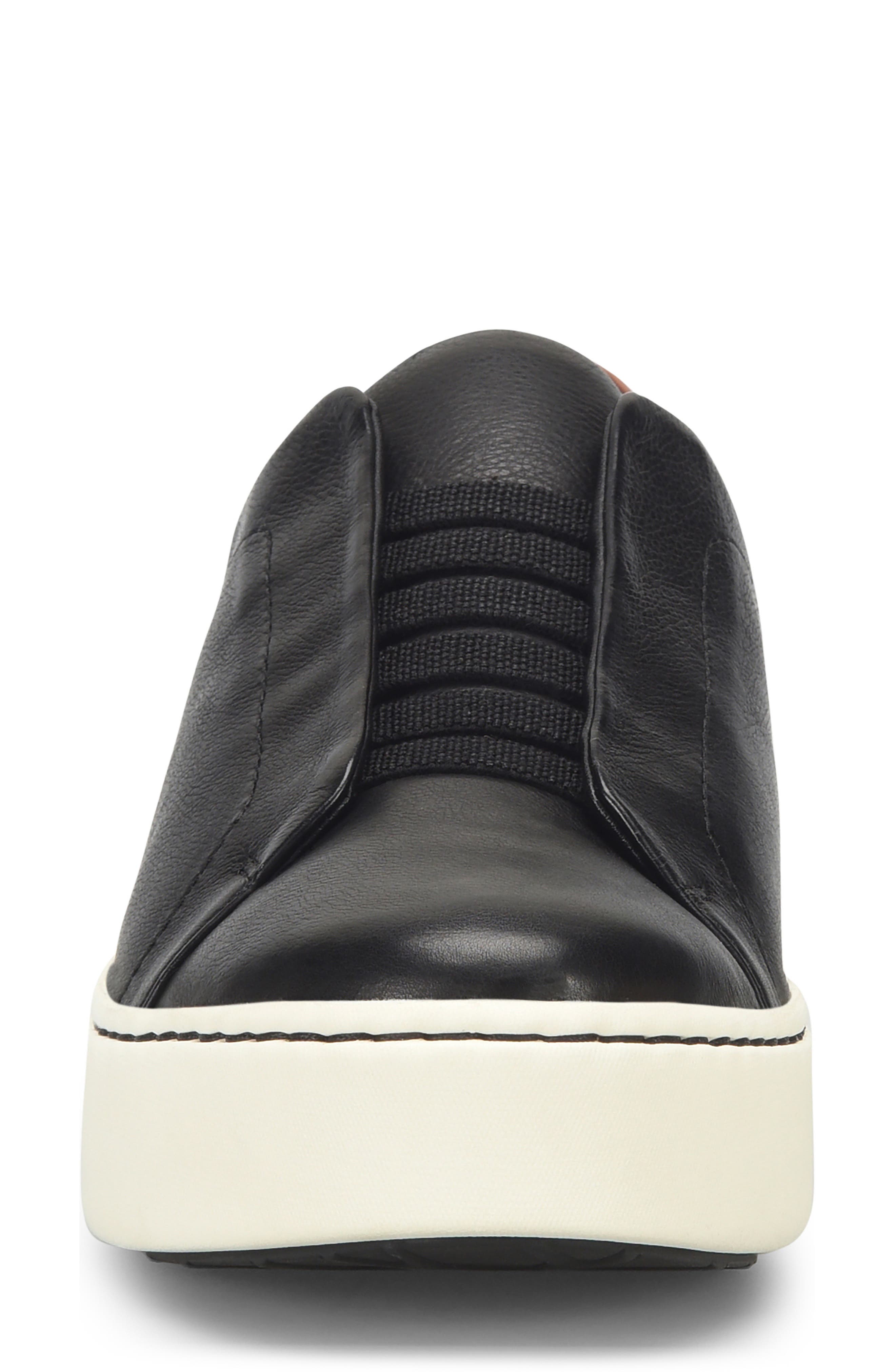 Børn Mazzy Platform Sneaker, Alternate, color, Black Leather