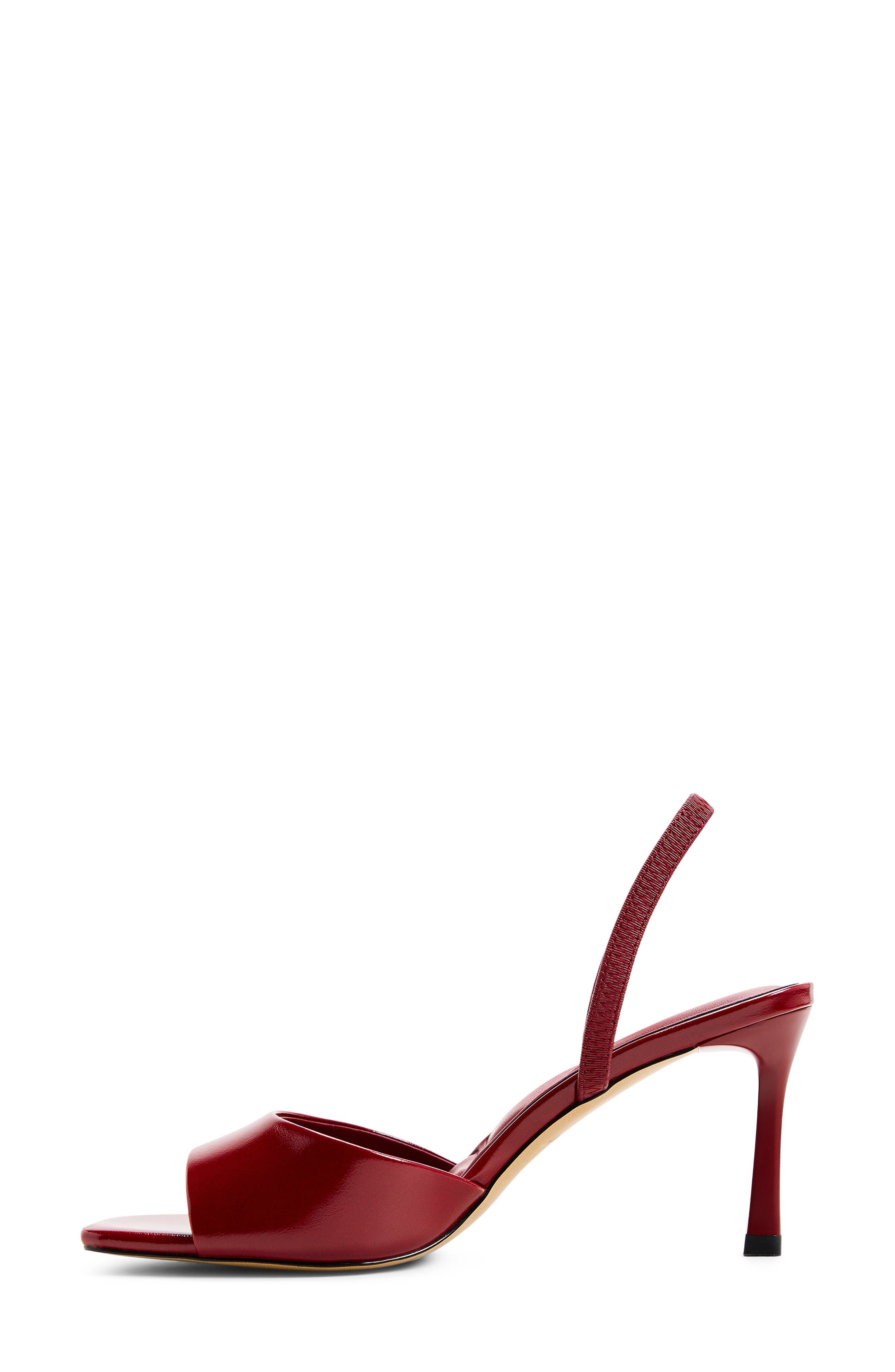 Andya Slingback Sandal, Alternate, color, DARK RED
