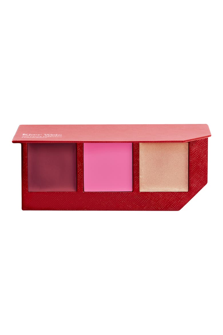 The Cheek Collective Cream Blush & Cream Glow Highlighter Palette, Main, color, HAPPY