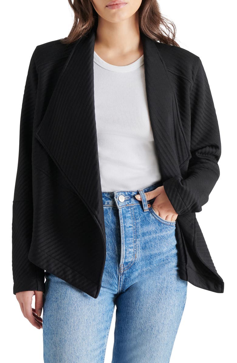 Steve Madden Open Front Jacket, Main, color, 