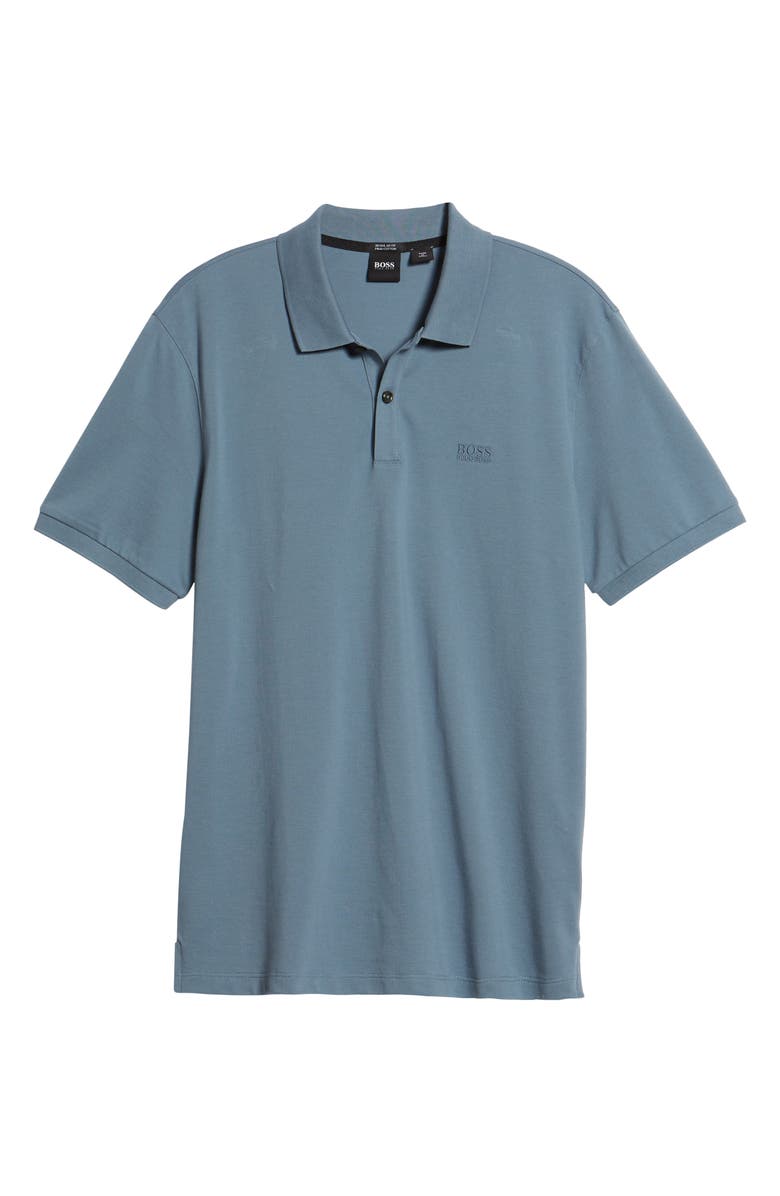 BOSS 'Pallas' Regular Fit Logo Embroidered Polo Shirt, Alternate, color, 