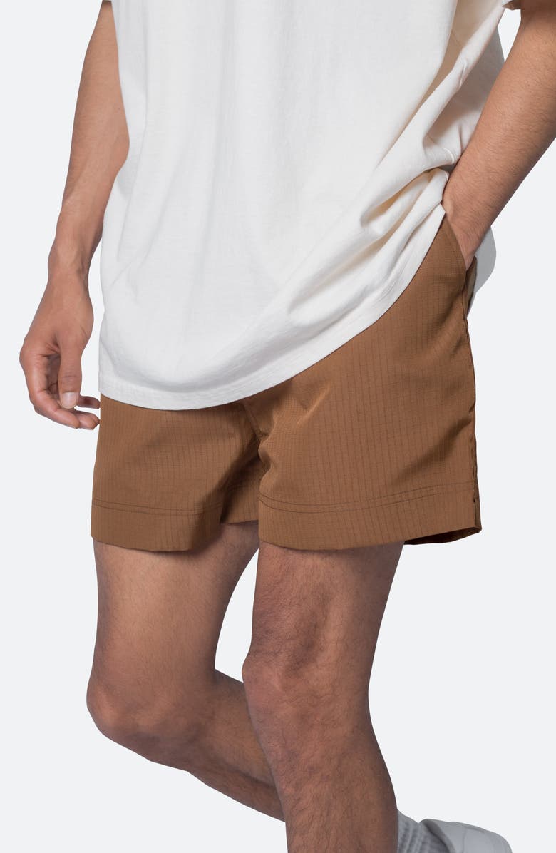 mnml Ripstop Shorts, Alternate, color, Brown