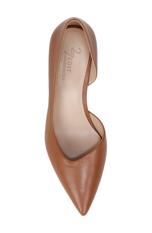 27 Edit Naturalizer Faith Half D'orsay Pointed Toe Pump In Brown