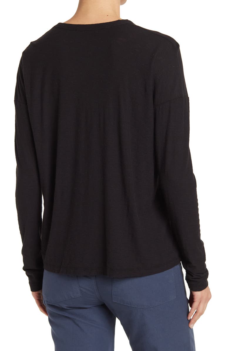James Perse Long Sleeve Pocket Tee, Alternate, color,