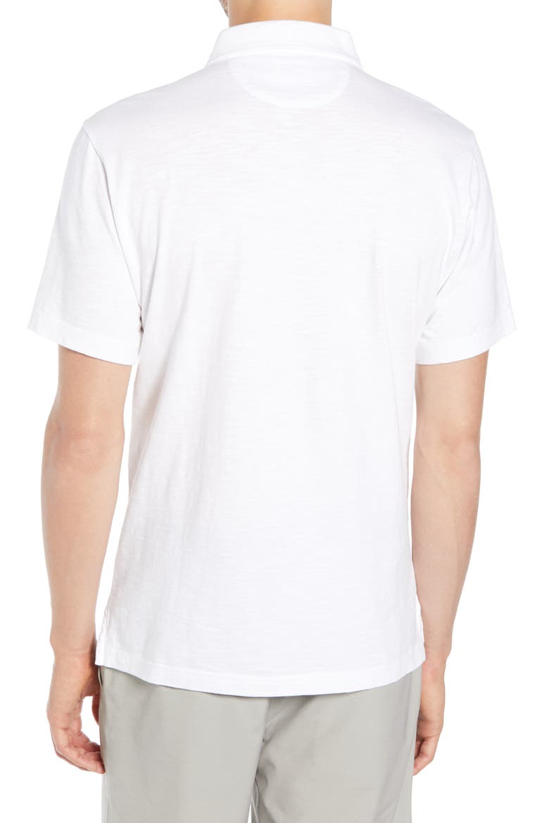 Sunwashed Regular Fit Polo, Alternate, color, WHITE