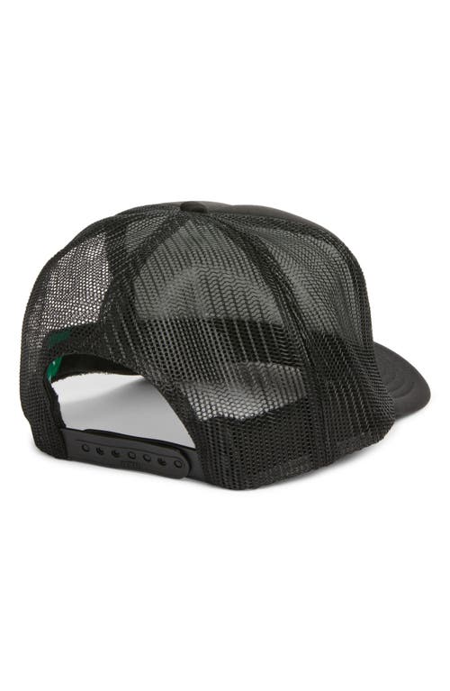 Friday Feelin ' Locals Only Patch Trucker Hat In Black